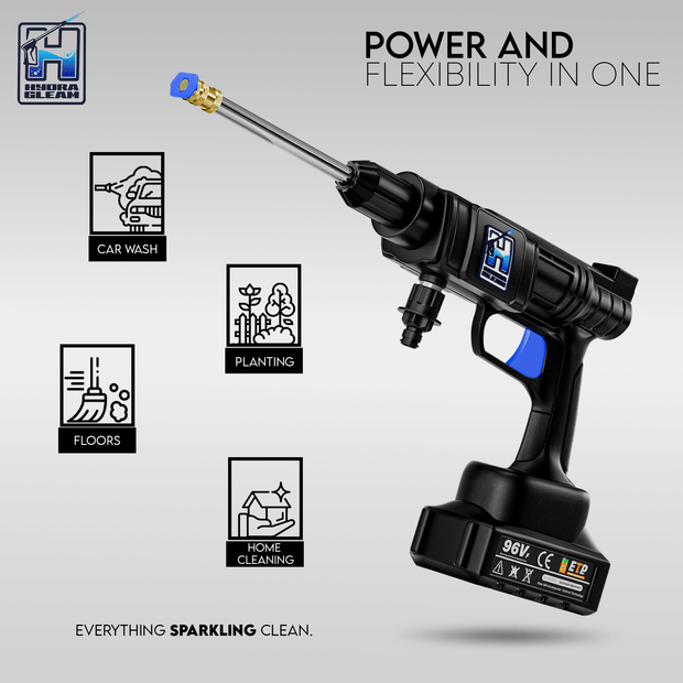 HydraGleam High Pressure Washer Set